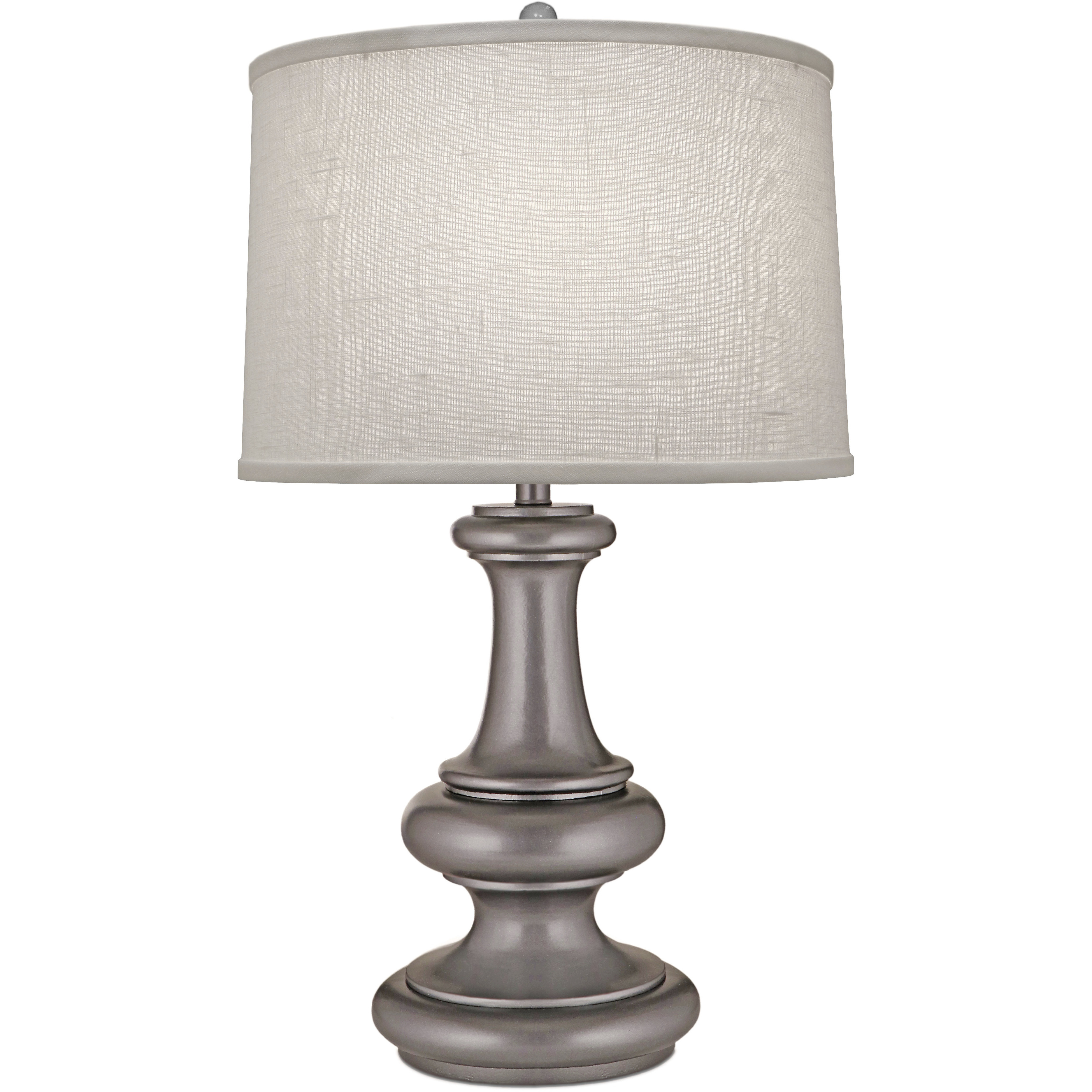 Ellie 28 inch 150 watt Antique Pewter Table Lamp Portable Light